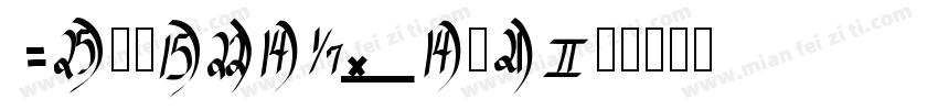Clumbia Math字体转换